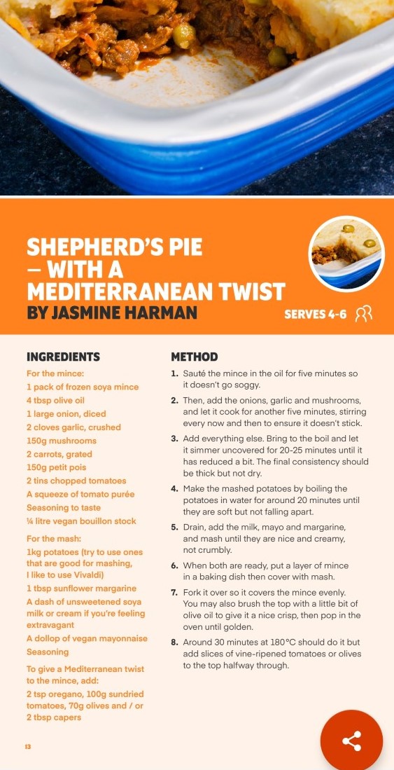 Shepherds Pie with a Mediterranean Twist