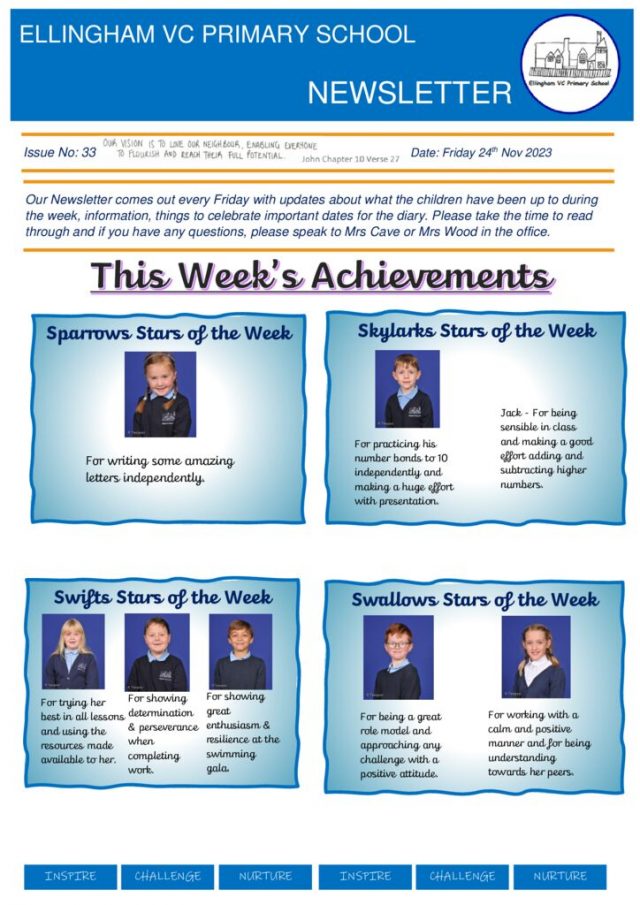 thumbnail of Ellingham Newsletter 24th Nov 2023