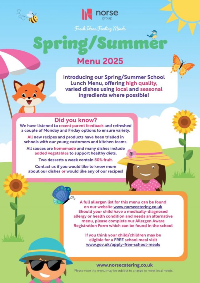 thumbnail of Norse Group Primary School Spring-Summer Menu 2025 – ALL OPTIONS