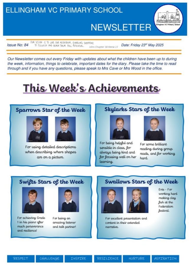 thumbnail of Ellingham Newsletter 23rd May 2025